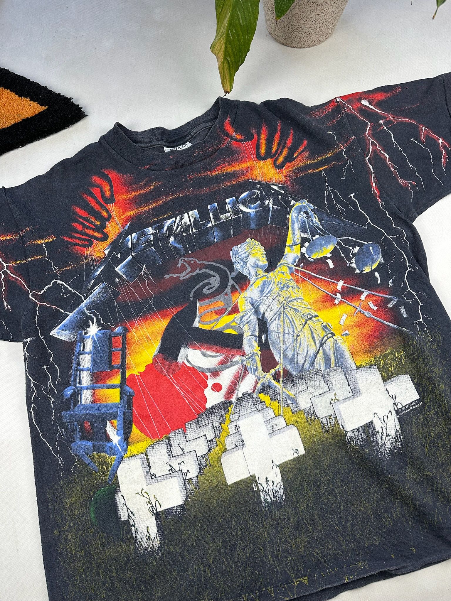 Band Tees × Metallica Vintage Metallica tShirt AOP tee all over print Size US L / EU 52-54 / 3 - 6 Thumbnail