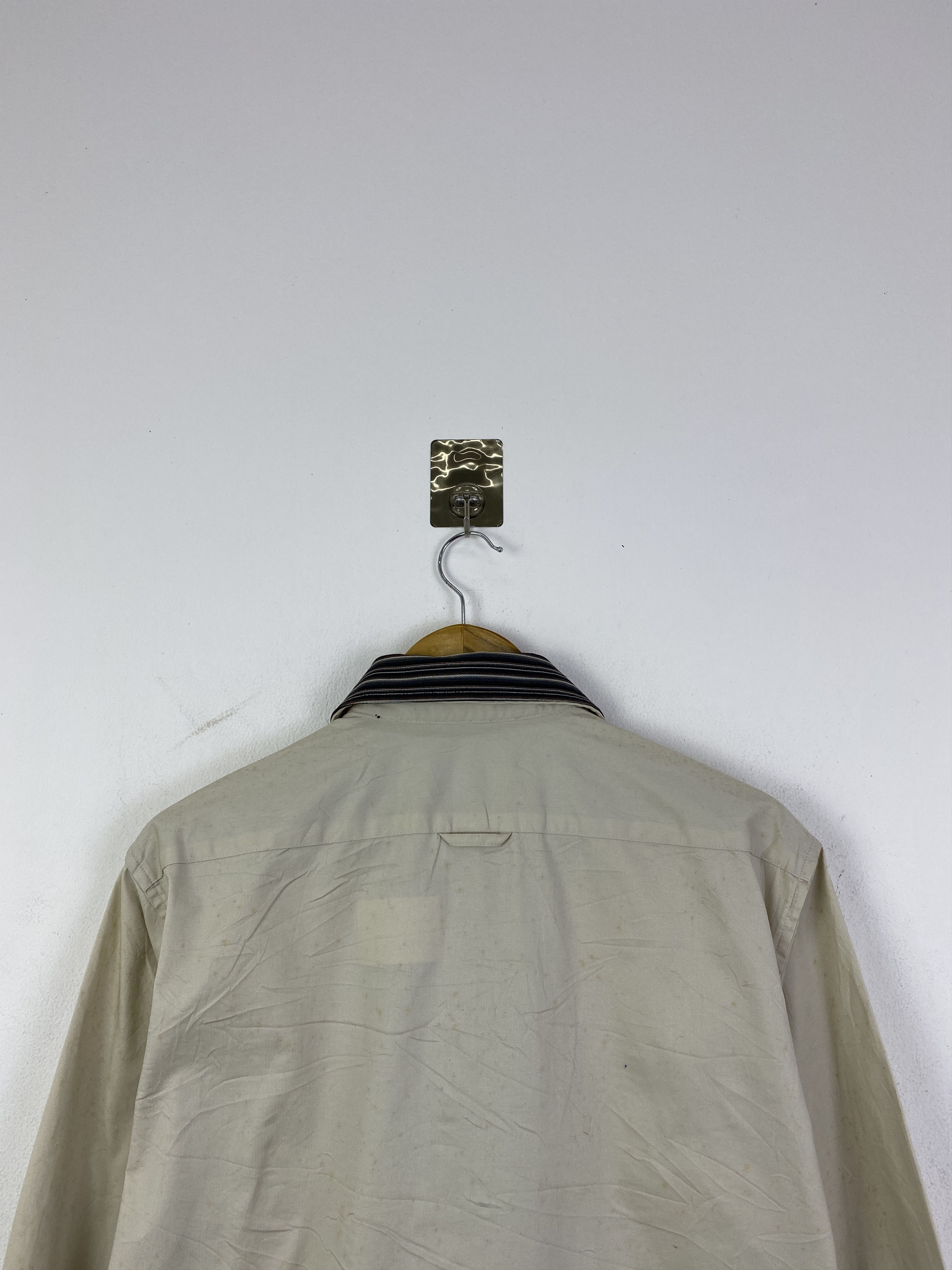 Renoma UP Renoma Zip-Front Blouson Striped Collar Jacket JA0223 Size US M / EU 48-50 / 2 - 4 Thumbnail