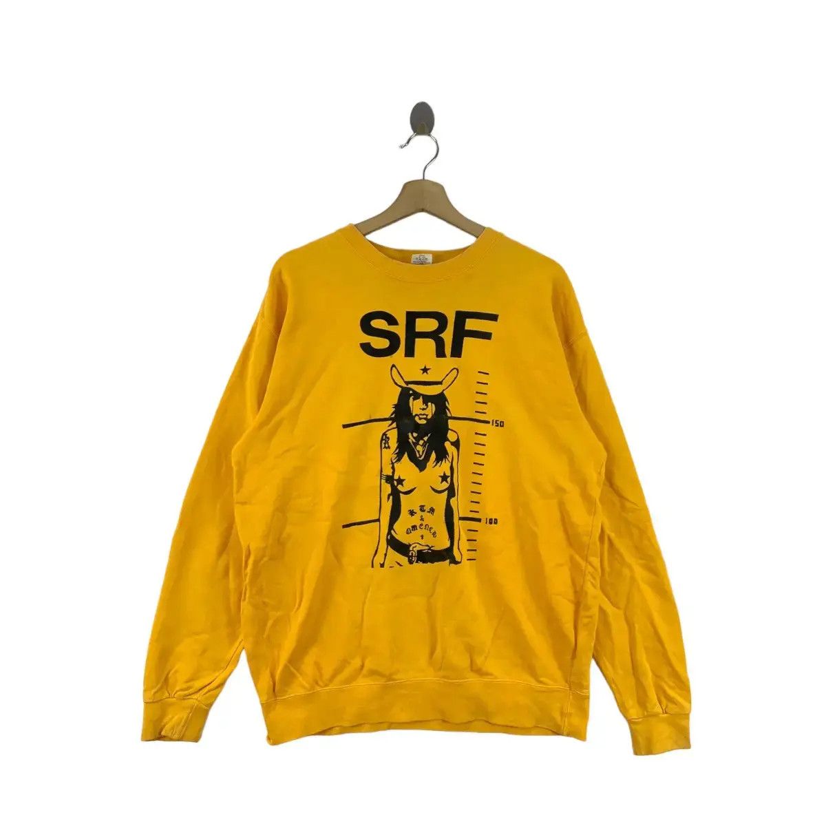 Vintage SRF JAPAN NUDE GIRL HYSTERIC Punk Rebel Sweatshirt Sweater Size XL / US 12-14 / IT 48-50 - 5 Thumbnail