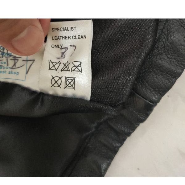 Other Kaleidoscope Preto Ladies Leather Jacket Size XXL / US 16-18 / IT 52-54 - 11 Thumbnail