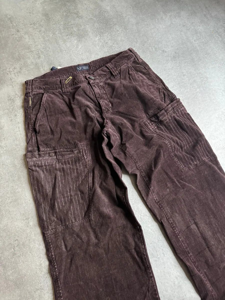 Armani × Vintage AW2018 Armani Brown Cargo Elevation Cozy Relaxed Pants Size US 33 - 10 Thumbnail