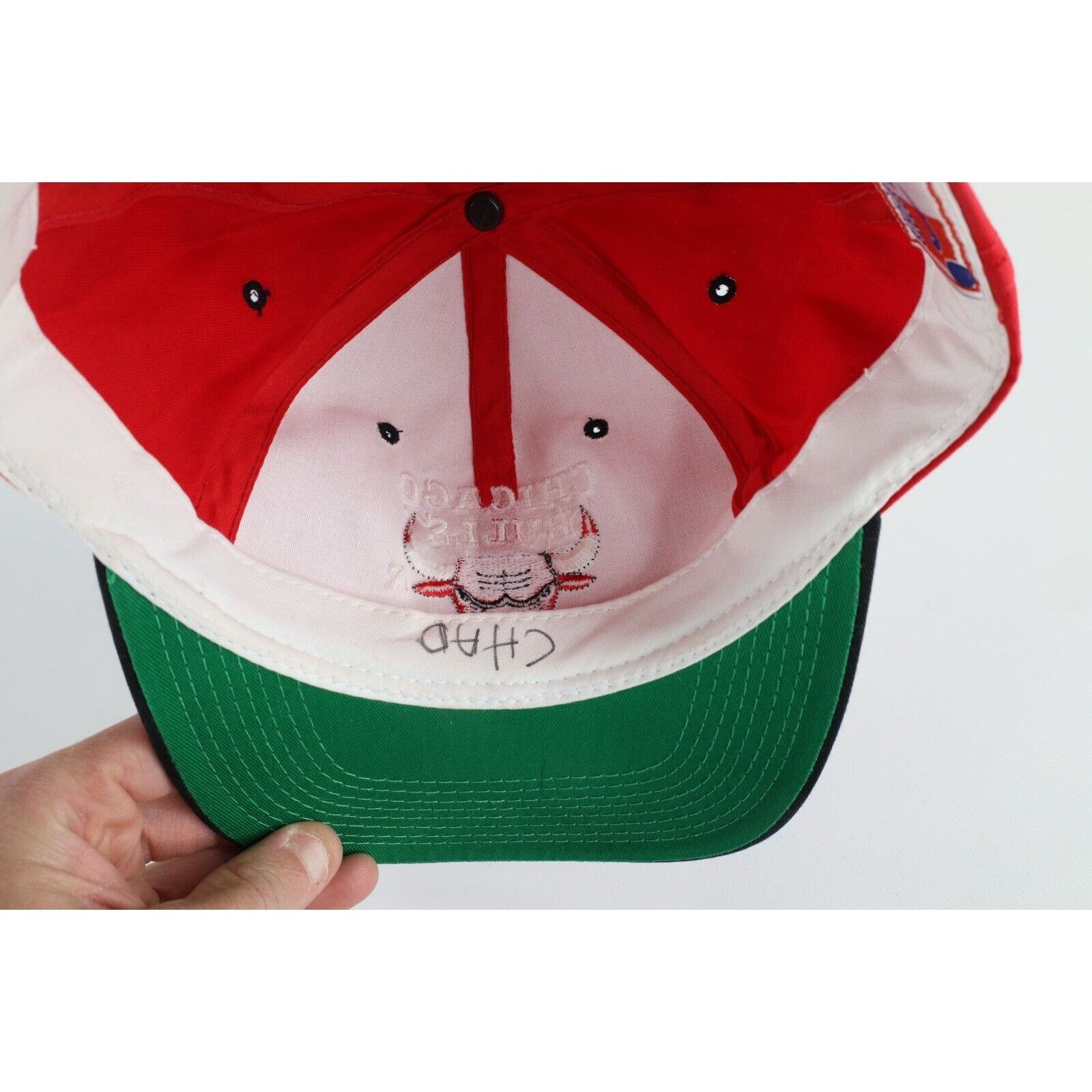 Sports Specialties × Vintage Vintage 90s Sports Specialties Chicago Bulls Hat Size ONE SIZE - 8 Thumbnail