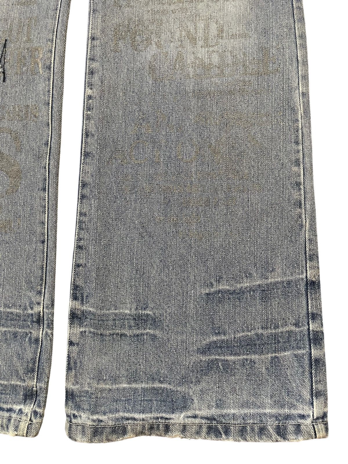 If Six Was Nine Vintage Japanese Bernings-Sho Printed Word Painted Flared Size US 29 - 8 Thumbnail