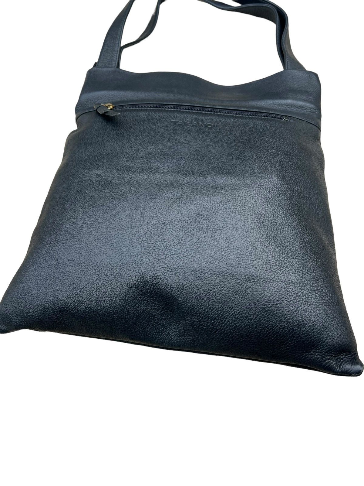 Leather TAKANO Japan Black Leather Asymmetrical Tote Bag Size ONE SIZE - 10 Thumbnail
