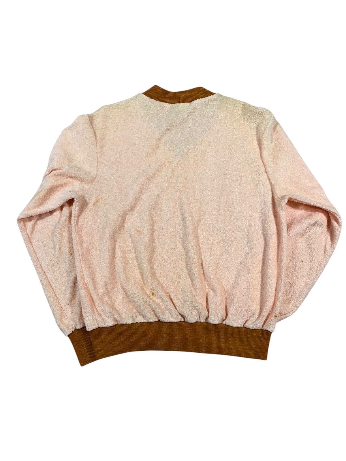 Vintage Vintage 70s Two Tone Terrycloth Sweatshirt Size US XS / EU 42 / 0 - 2 Thumbnail