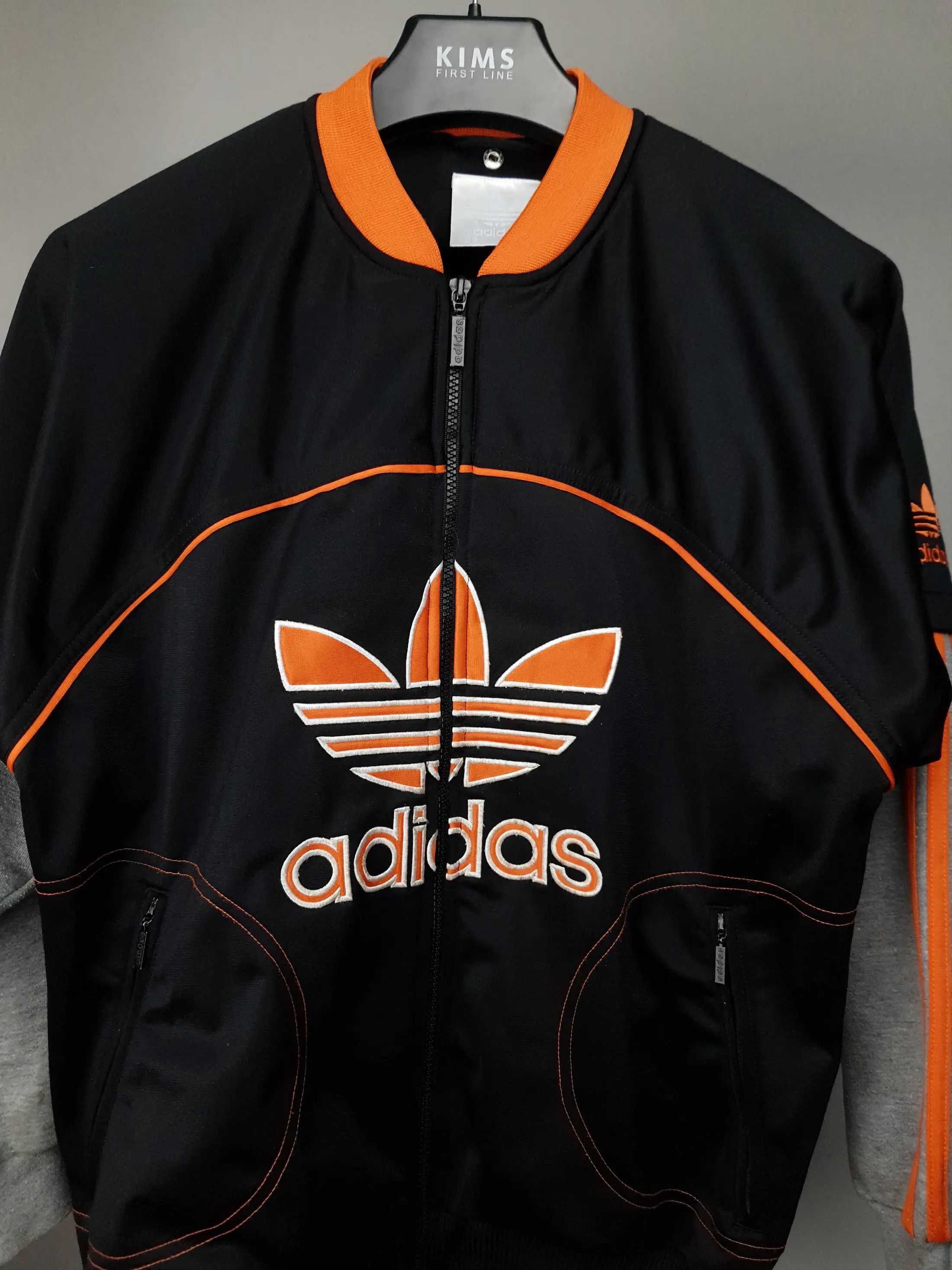 Adidas Adidas Full Zip Up Sportswear Big Embroidered Logo Track Top Size US XS / EU 42 / 0 - 2 Thumbnail