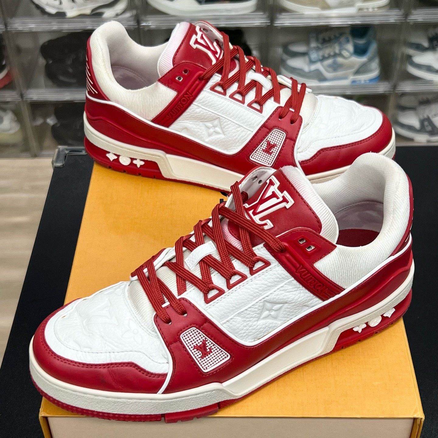 Louis Vuitton Louis Vuitton Red Designer Casual Size US S / EU 44-46 / 1 - 1 Thumbnail