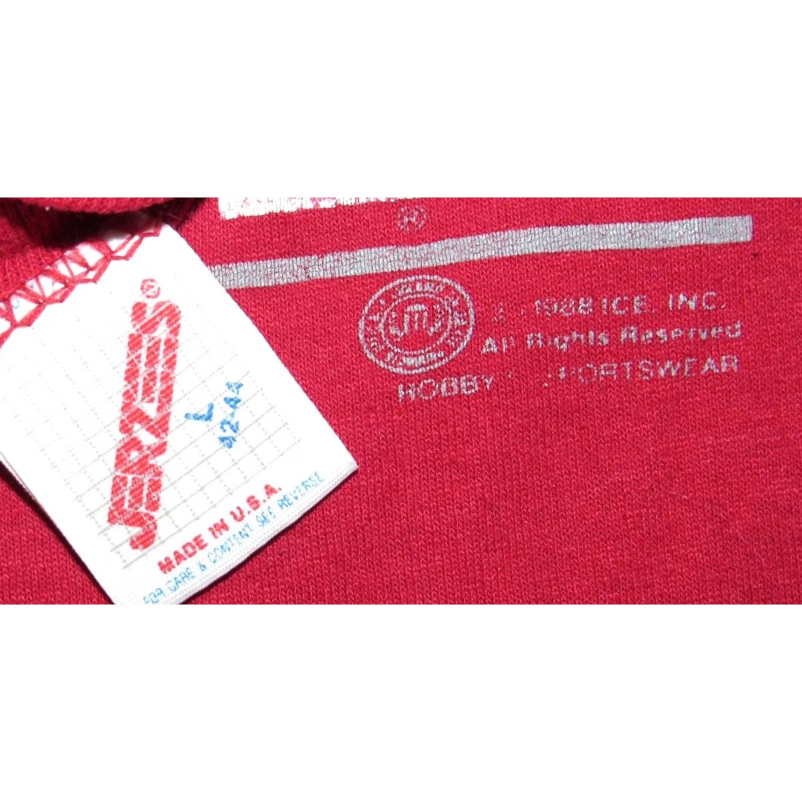 Jerzees Vtg 1988 ALABAMA Crimson Tide Short Sleeve T Shirt Large L Mens Red Jerzees Size US L / EU 52-54 / 3 - 3 Thumbnail
