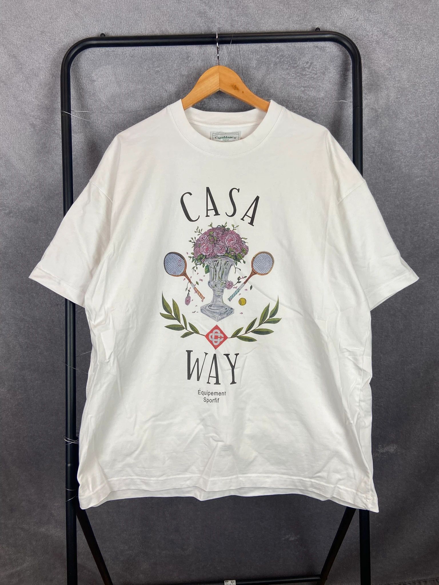 Casablanca MPF25JTS00105 関税送料込 Casablanca CASABLANCA Men Tops MPF25JTS00105BLACKJERSEY