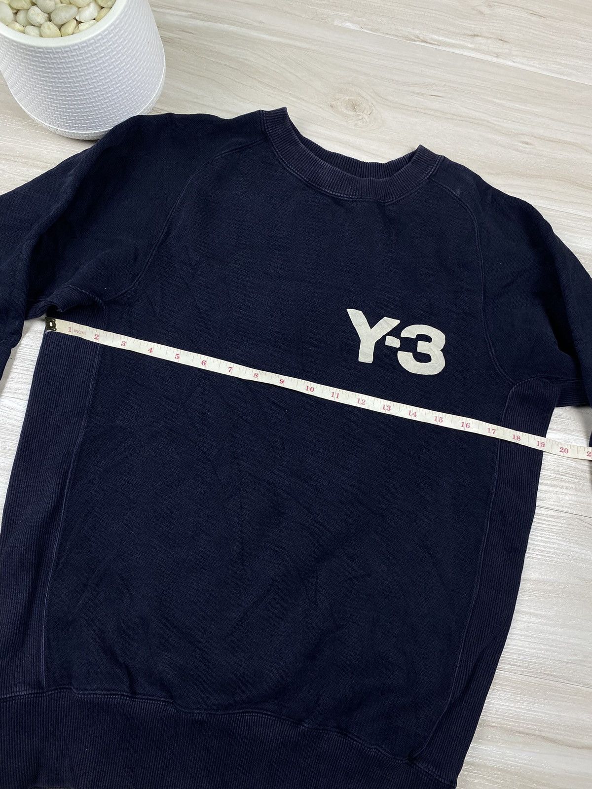 Adidas × Y-3 × Yohji Yamamoto Very Rare! Adidas Y-3 by Yohji Yamamoto Spell Out Crewneck Size US S / EU 44-46 / 1 - 10 Thumbnail