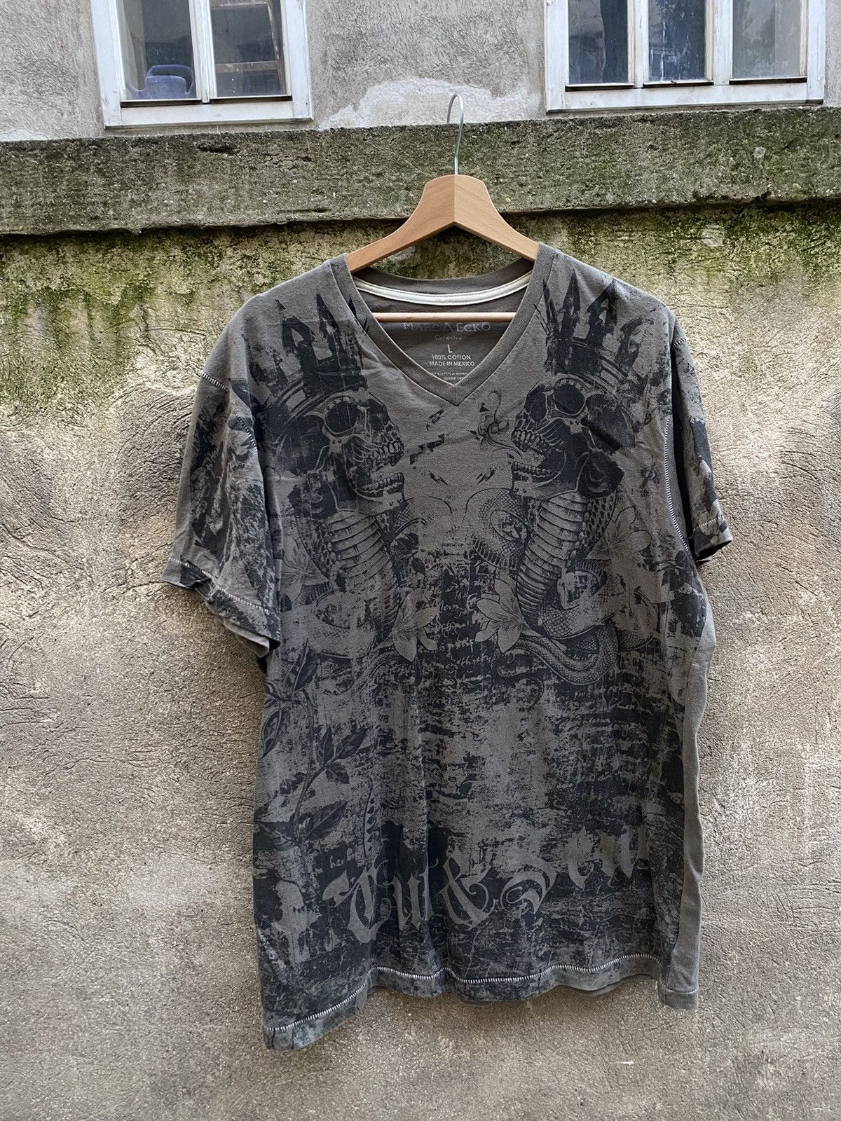 Marc Ecko Marc Ecko Oveprinted Y2K T-Shirt Size US L / EU 52-54 / 3 - 3 Thumbnail