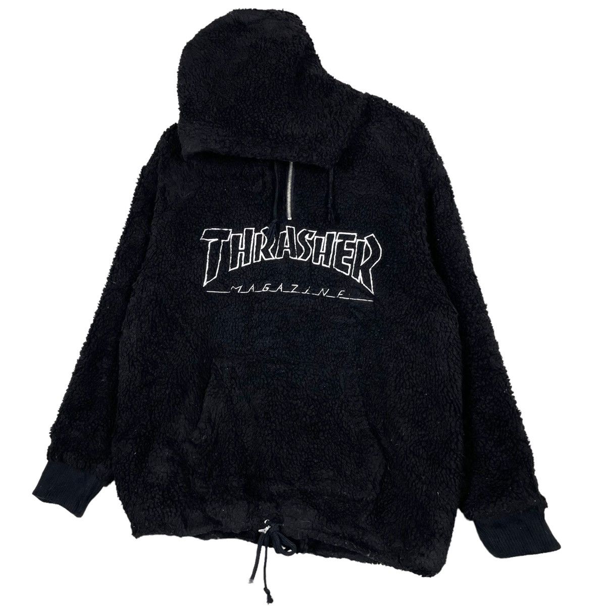 Thrasher × Welcome Skateboards 💥THRASHER SKATEBOARD DEEP PILE PULLOVER HOODIE Size US L / EU 52-54 / 3 - 2 Thumbnail