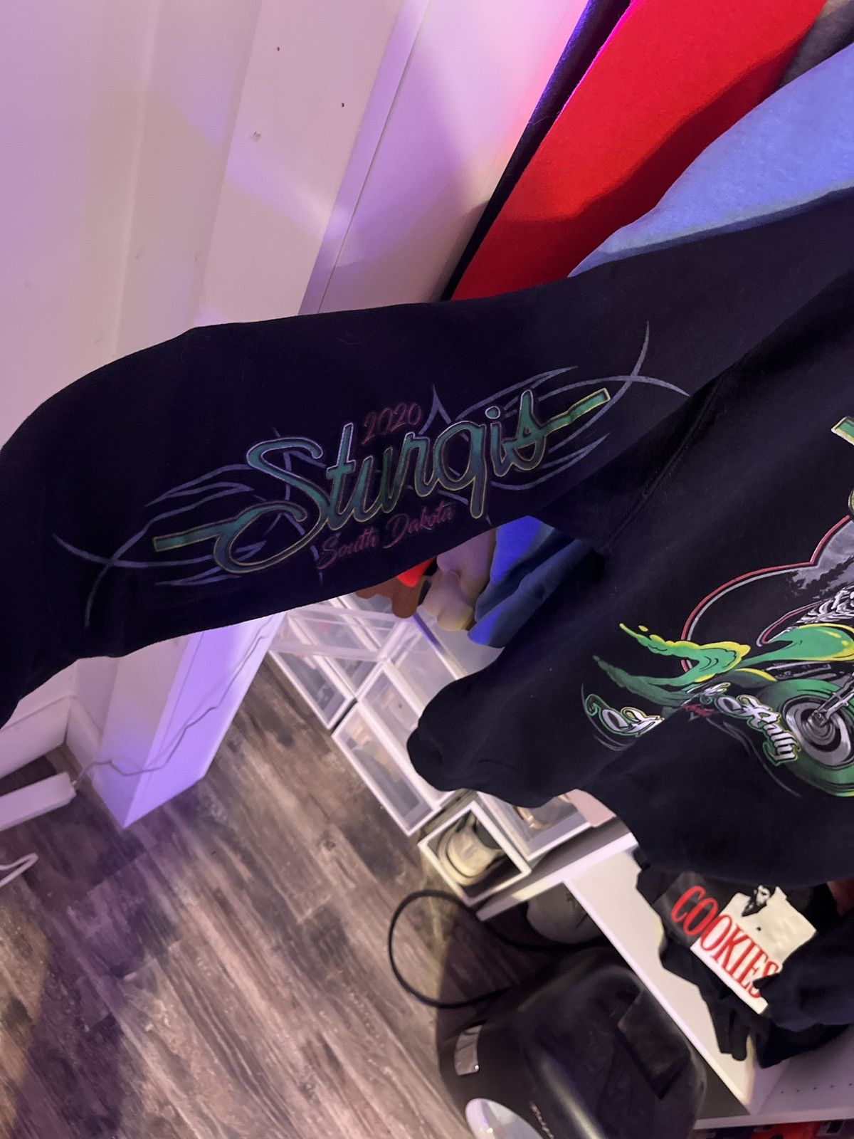 Vintage Sturgis Motorcycle Rally Sweatshirt Size US L / EU 52-54 / 3 - 4 Thumbnail