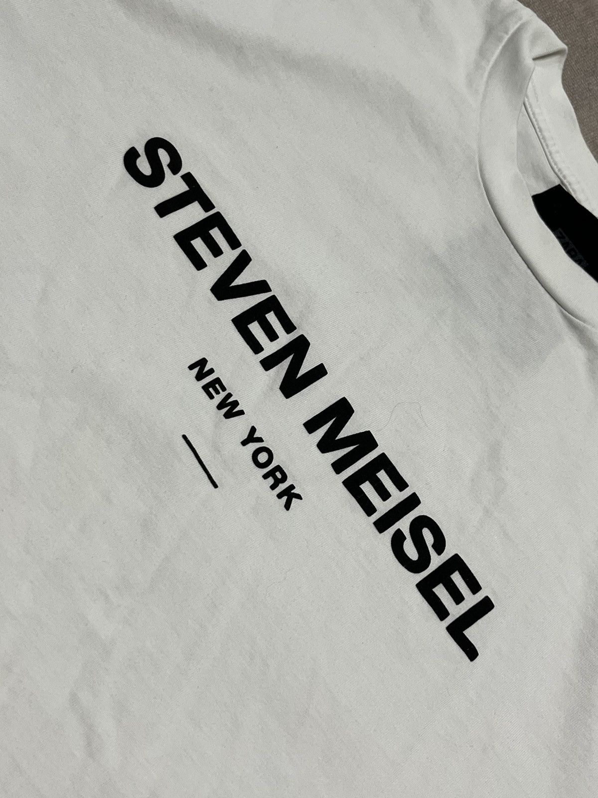 Zara Zara X Steven Meisel Logo Print Mens T shirt White Size S Size US S / EU 44-46 / 1 - 5 Thumbnail