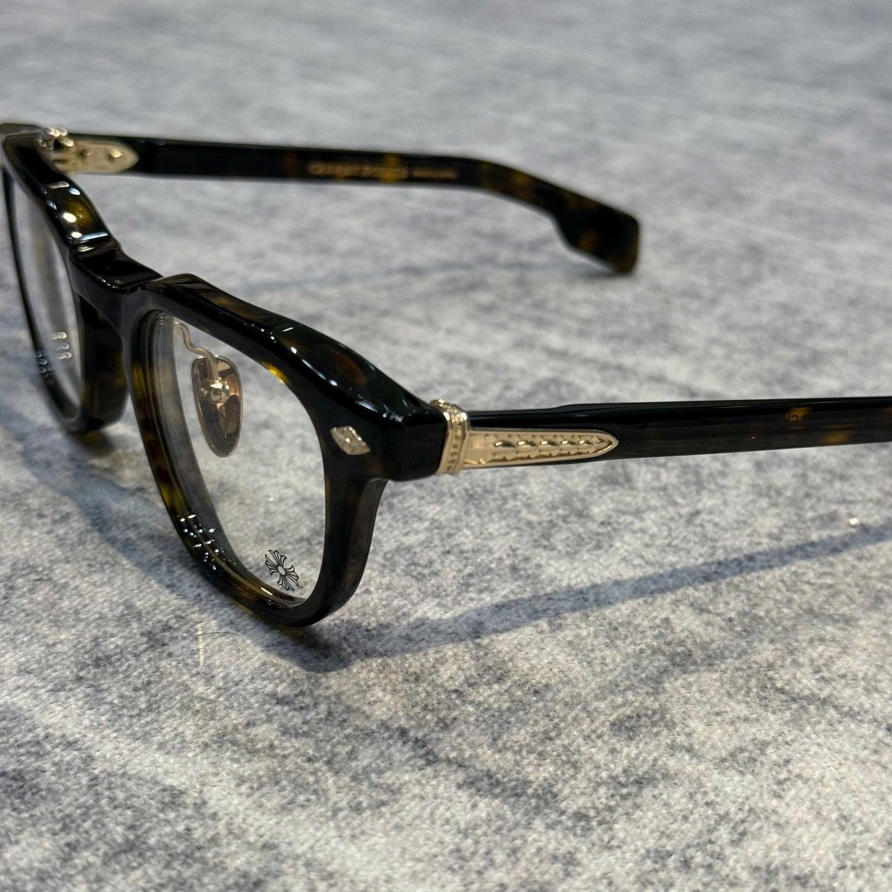 Chrome Hearts CHROME HEARTS CHIRP CHIRP-A Dark Tortoise Size ONE SIZE - 2 Thumbnail