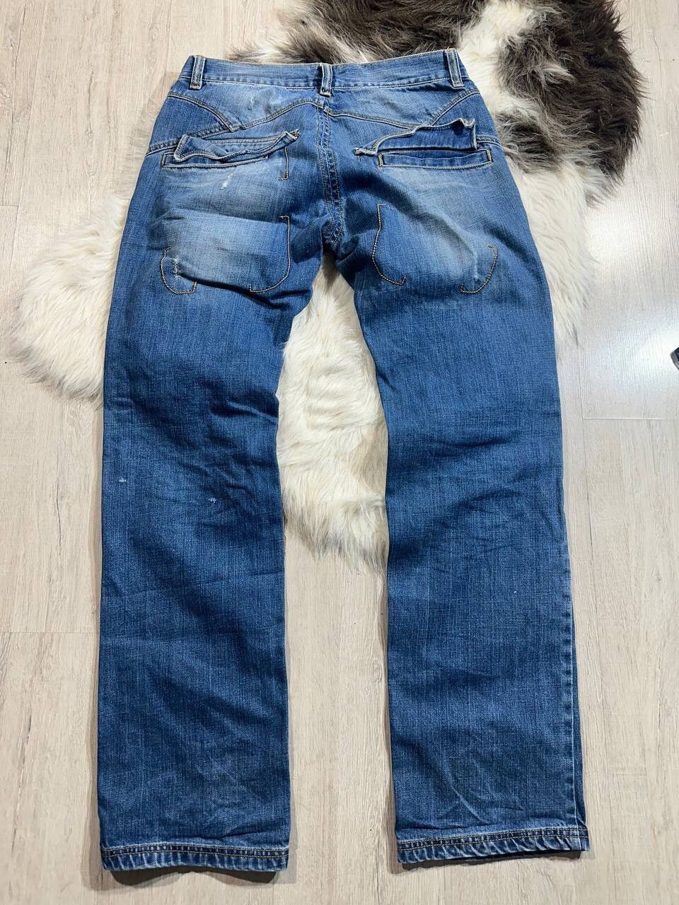 Vintage Crazy Vintage Avantgarde Jeans Size US 31 - 5 Thumbnail