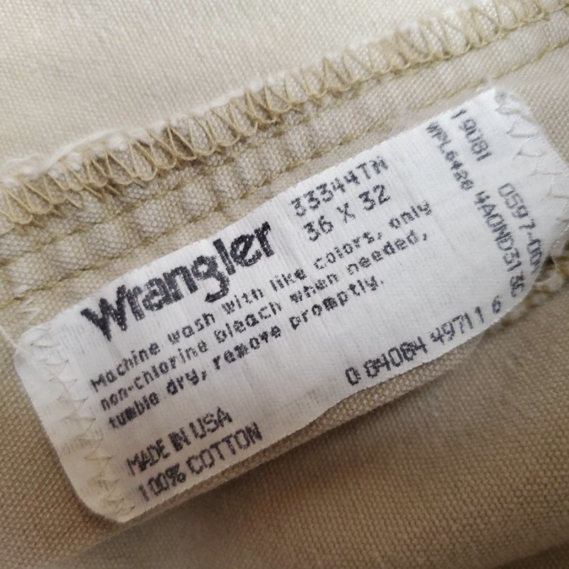 Wrangler VINTAGE Wrangler Pants Mens 36x32 Khakis Pleated Outdoor Comfort Made in USA Y2K Size US 36 / EU 52 - 4 Thumbnail