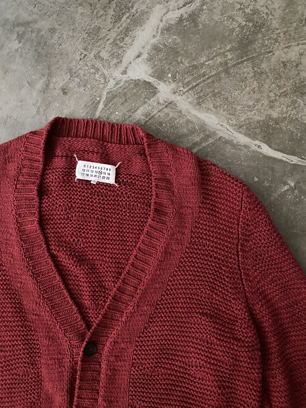 Maison Margiela Maison Margiela Red Cardigan Our Legacy Acne Studios Kapital Size US XL / EU 56 / 4 - 4 Thumbnail