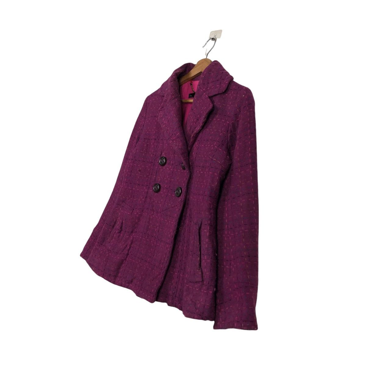 Marc by Marc Jacobs 🔥VINTAGE WOOL TWEED QUILTED JACKET MARC Size S / US 4 / IT 40 - 4 Thumbnail