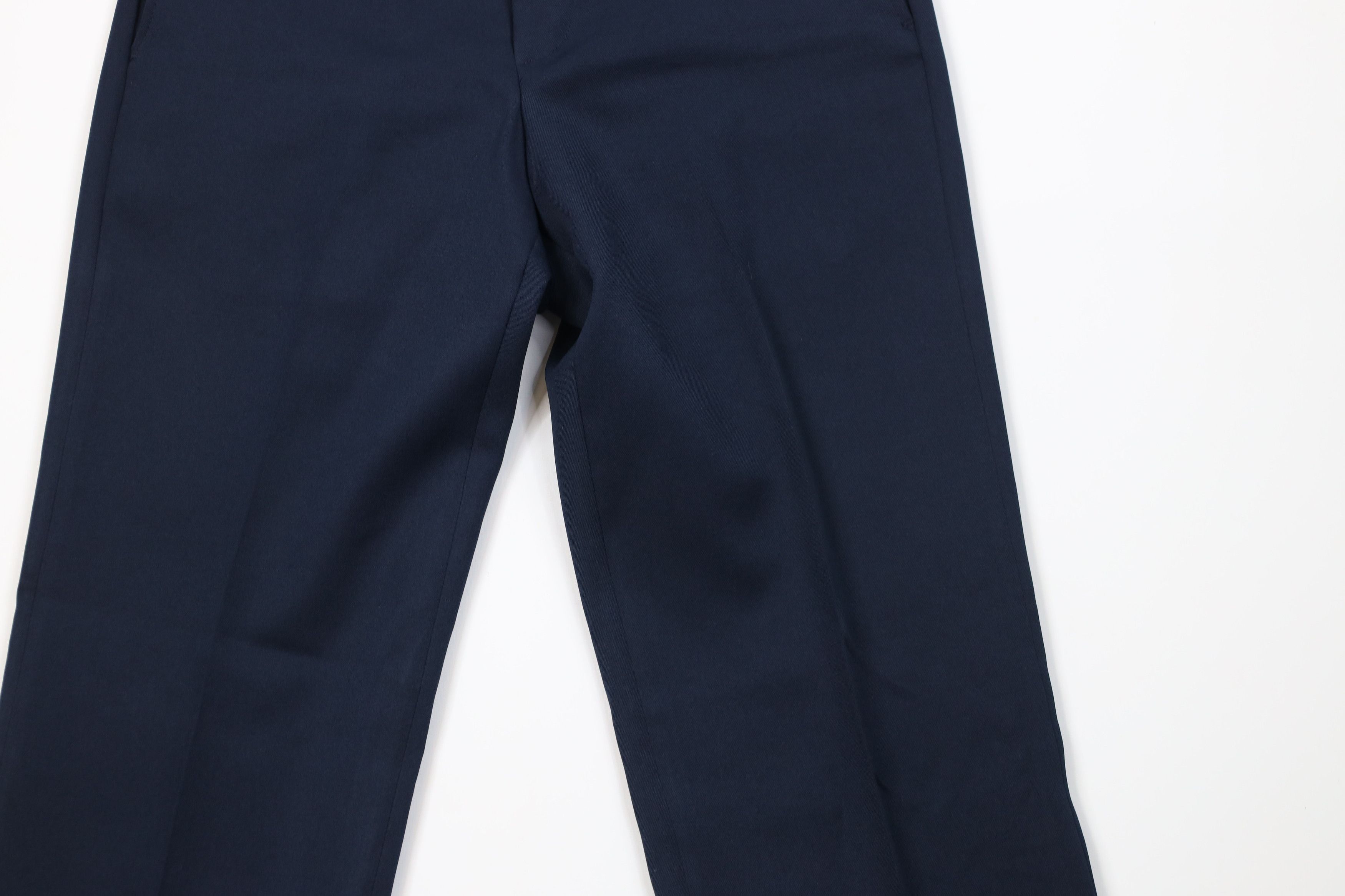Vintage Vintage 70s Streetwear Flared Wide Leg Chino Pants Blue USA Size US 30 / EU 46 - 3 Thumbnail