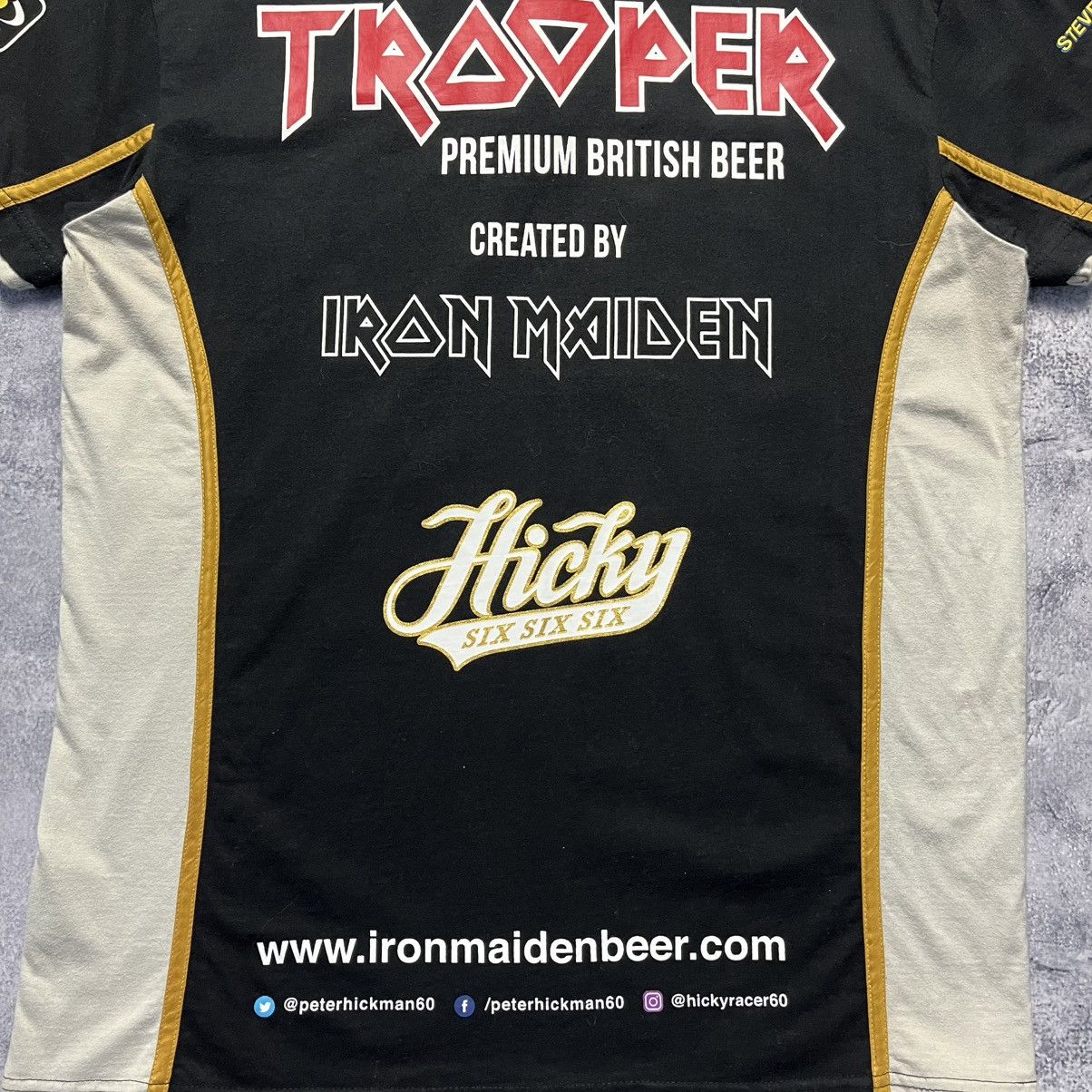 Iron Maiden Peter Hickman Racing Hicky 666 The Trooper Iron Maiden Polo Size US L / EU 52-54 / 3 - 14 Thumbnail