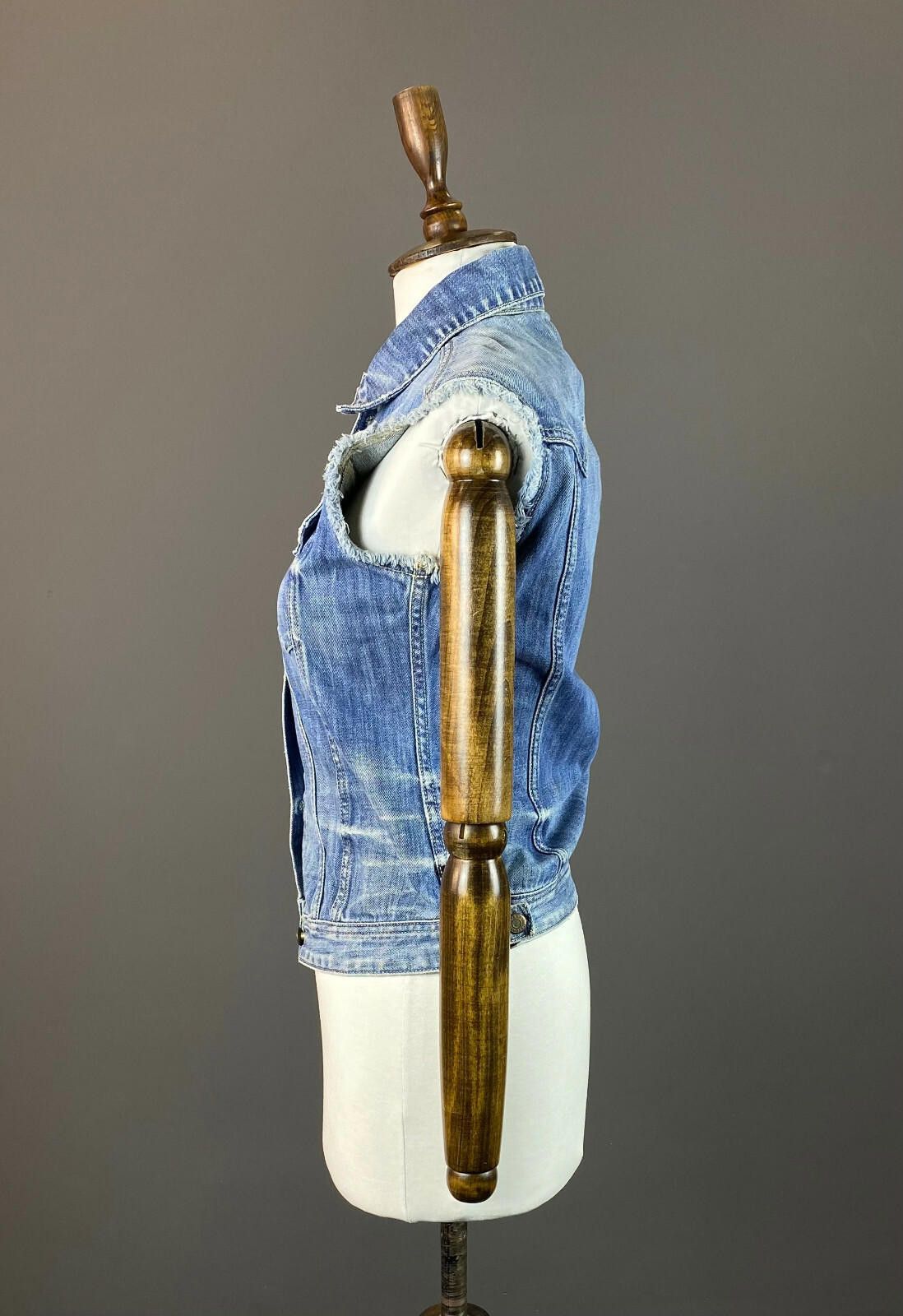 Edwin Edwin W'Chanty Vest Blue Denim Sleeveless Vest Jacket Size S Size S / US 4 / IT 40 - 3 Thumbnail