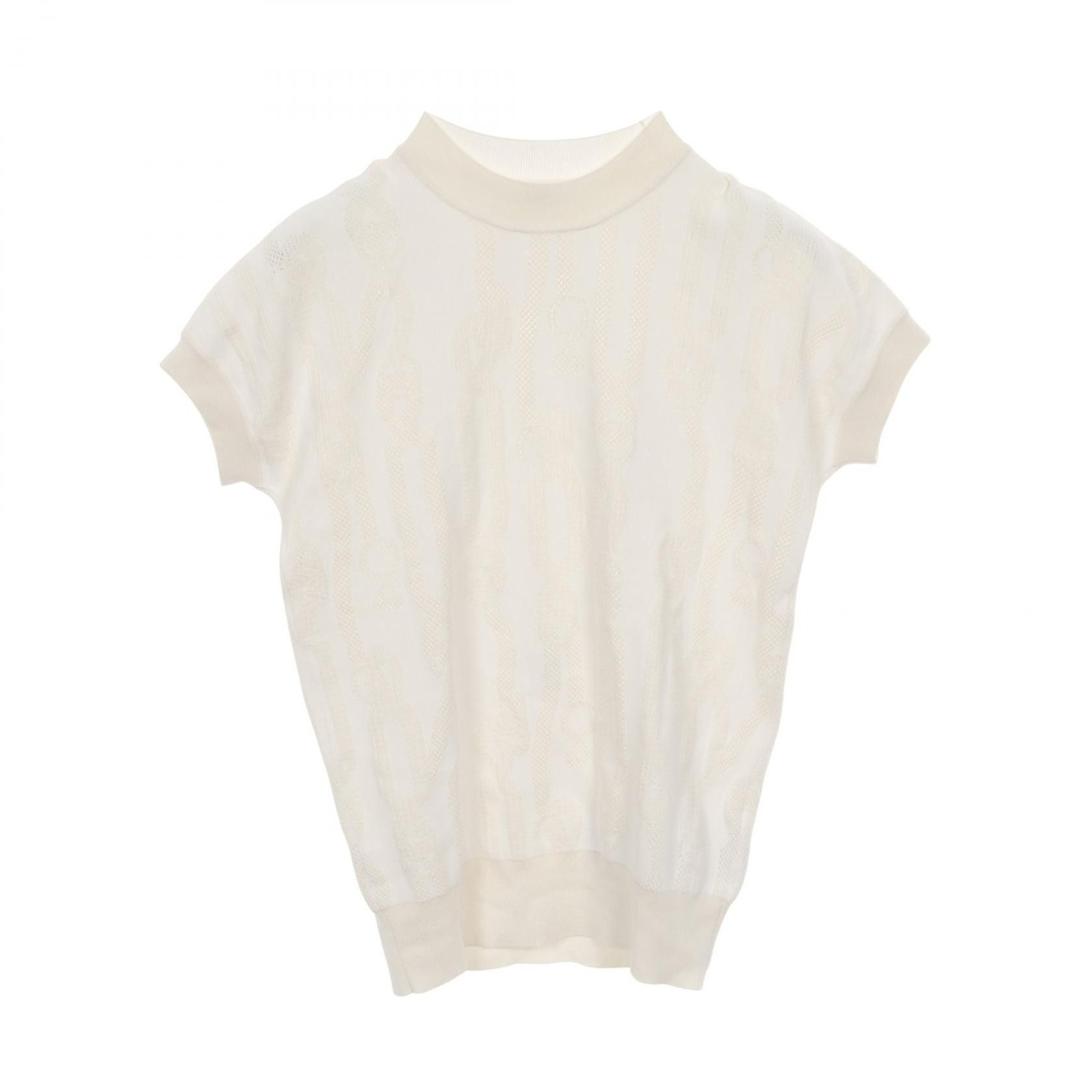 Hermes Hermes Hermes Parfleur Remix Silk Rayon Cotton Knitwear Cotton Tops DUTY FREE for USA Size ONE SIZE - 1 Thumbnail