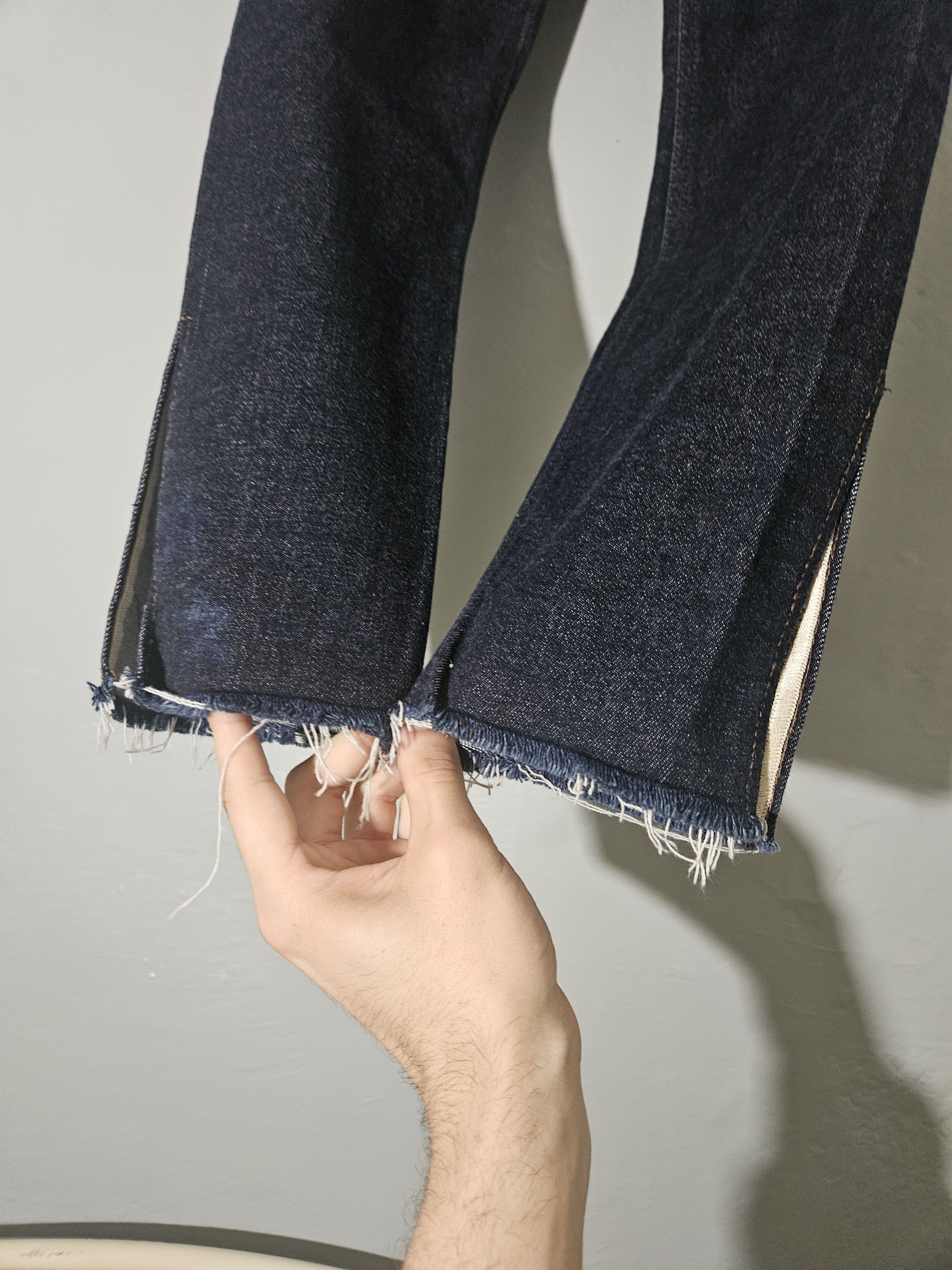 Acne Studios Blå Konst Climb Star P. Blue Denim Jeans Size US 27 - 7 Thumbnail