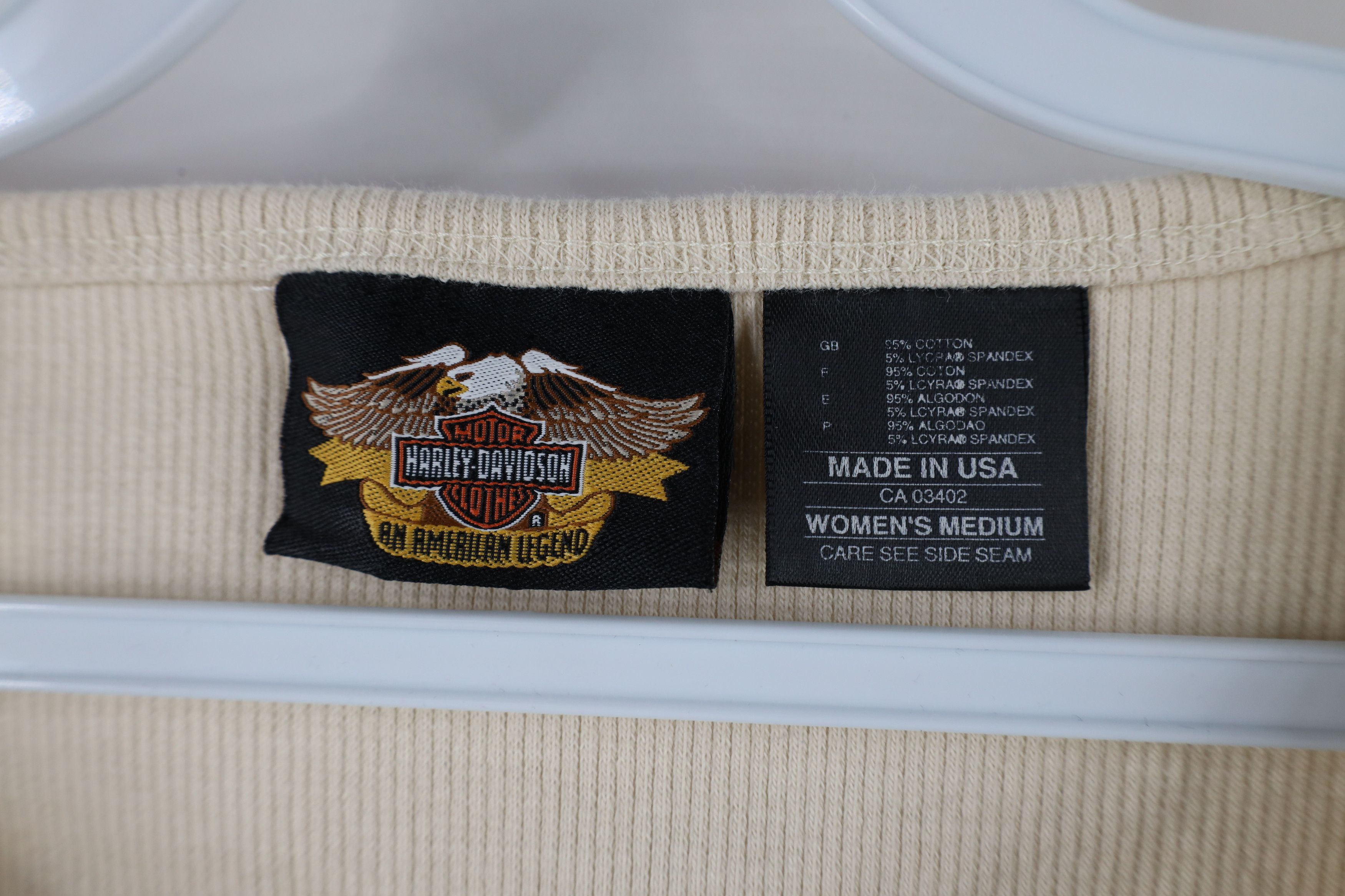 Harley Davidson × Vintage Vintage 90s Harley Davidson Tribal Long Sleeve T-Shirt USA Size M / US 6-8 / IT 42-44 - 7 Thumbnail