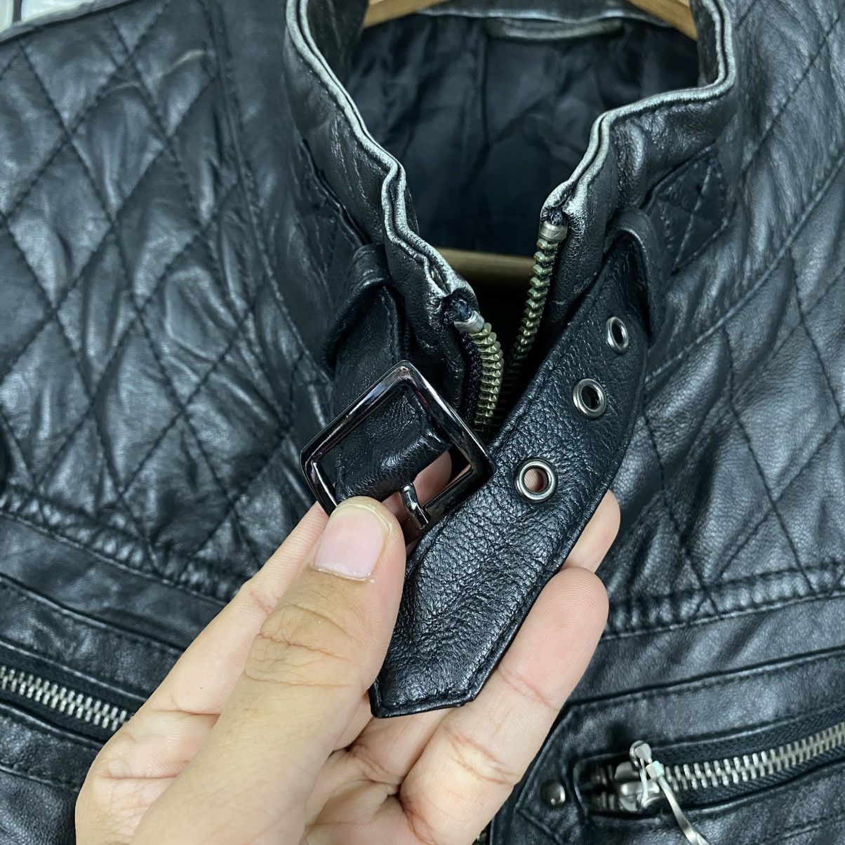 Hysteric Glamour Vintage Soft Leather Jacket Biker Style Quilted Size US M / EU 48-50 / 2 - 17 Thumbnail