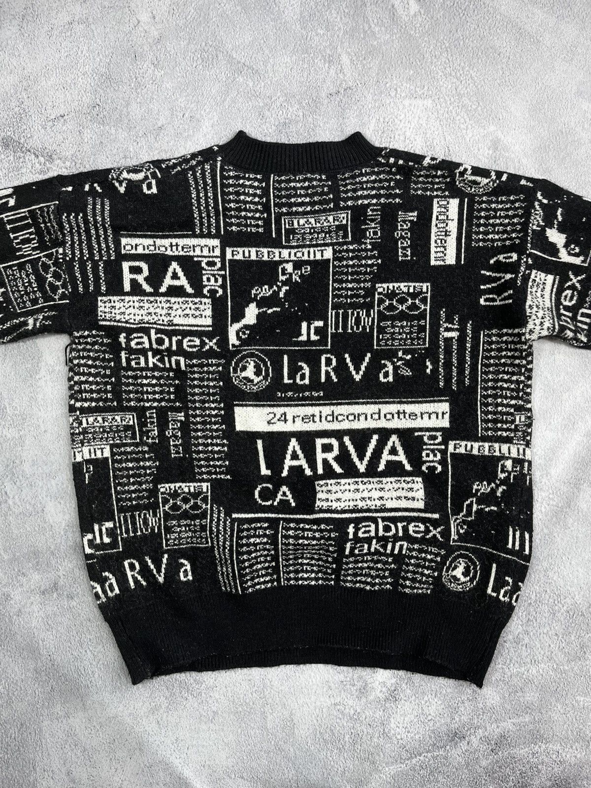 Japanese Brand × Vintage Vintage Y2K Japanese all over sweater gazette style M Size US M / EU 48-50 / 2 - 7 Thumbnail
