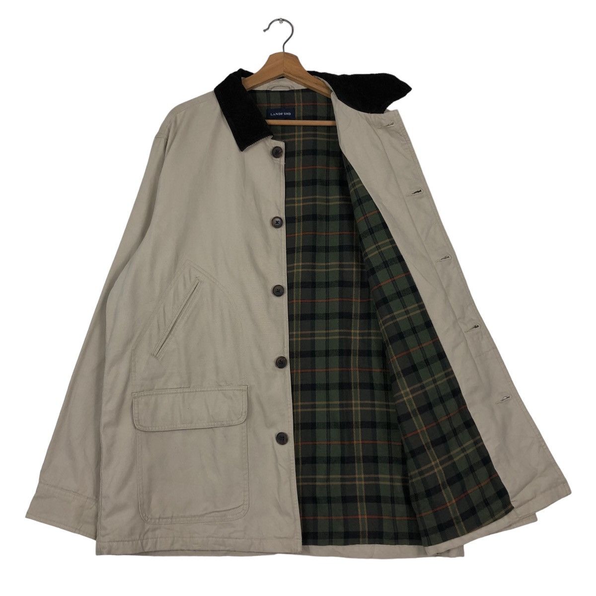 Japanese Brand Vintage Detroit Chore Jacket Lands’End Blanket LiningTartan Size US L / EU 52-54 / 3 - 11 Thumbnail
