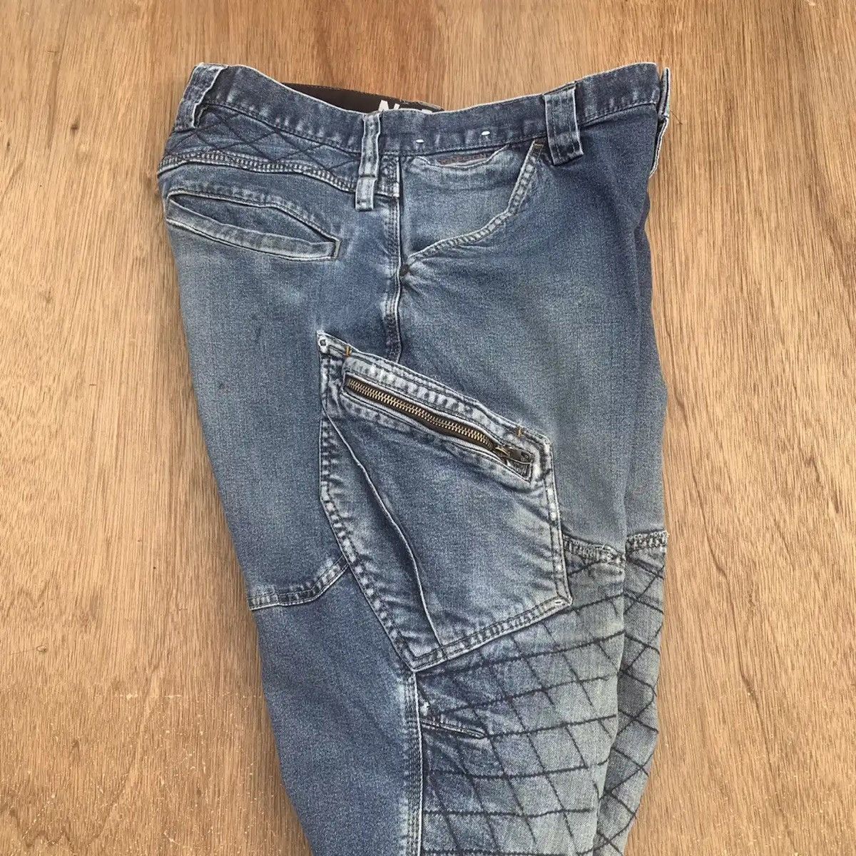 Japanese Brand DOUBLE KNEE JEANS JAPANESE TROUSERS BIKERS DENIM NICE PANTS Size US 30 / EU 46 - 23 Thumbnail