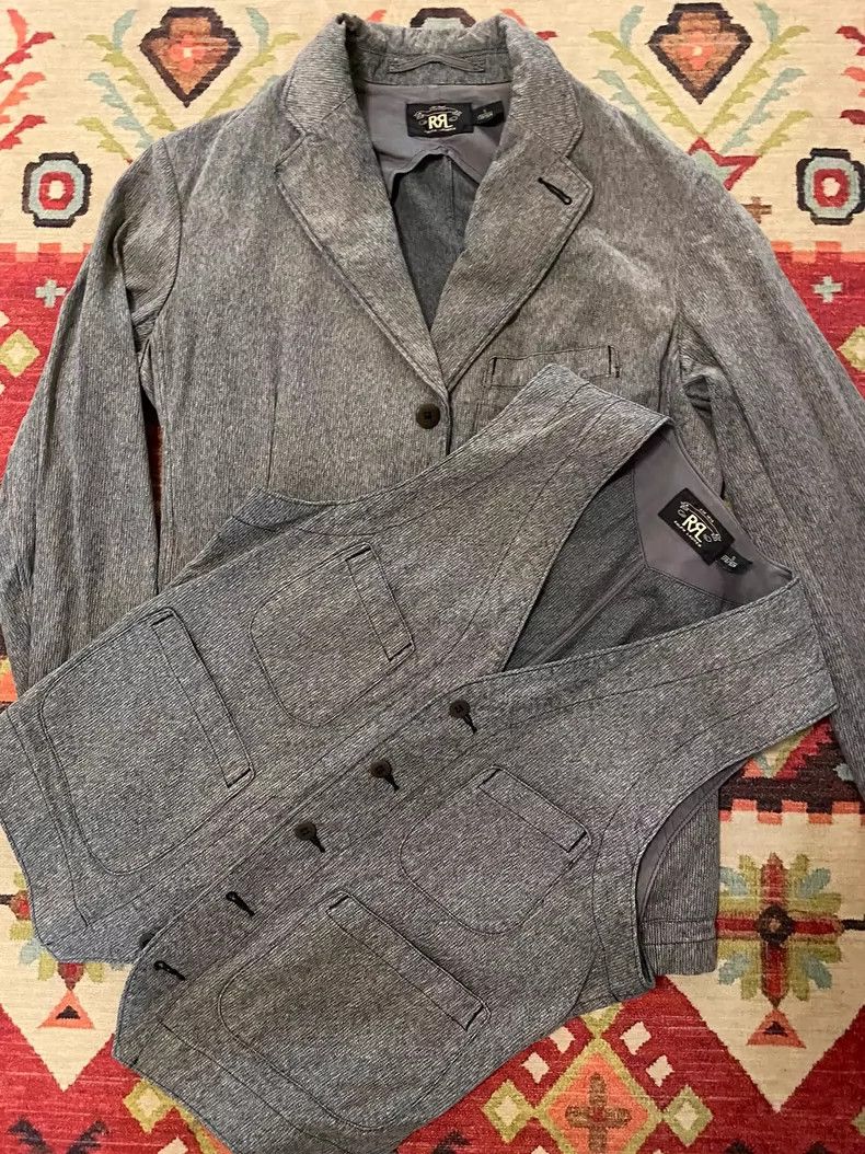 RRL Ralph Lauren RRL Ralph Lauren Western Turn Set Size 44R - 1 Thumbnail