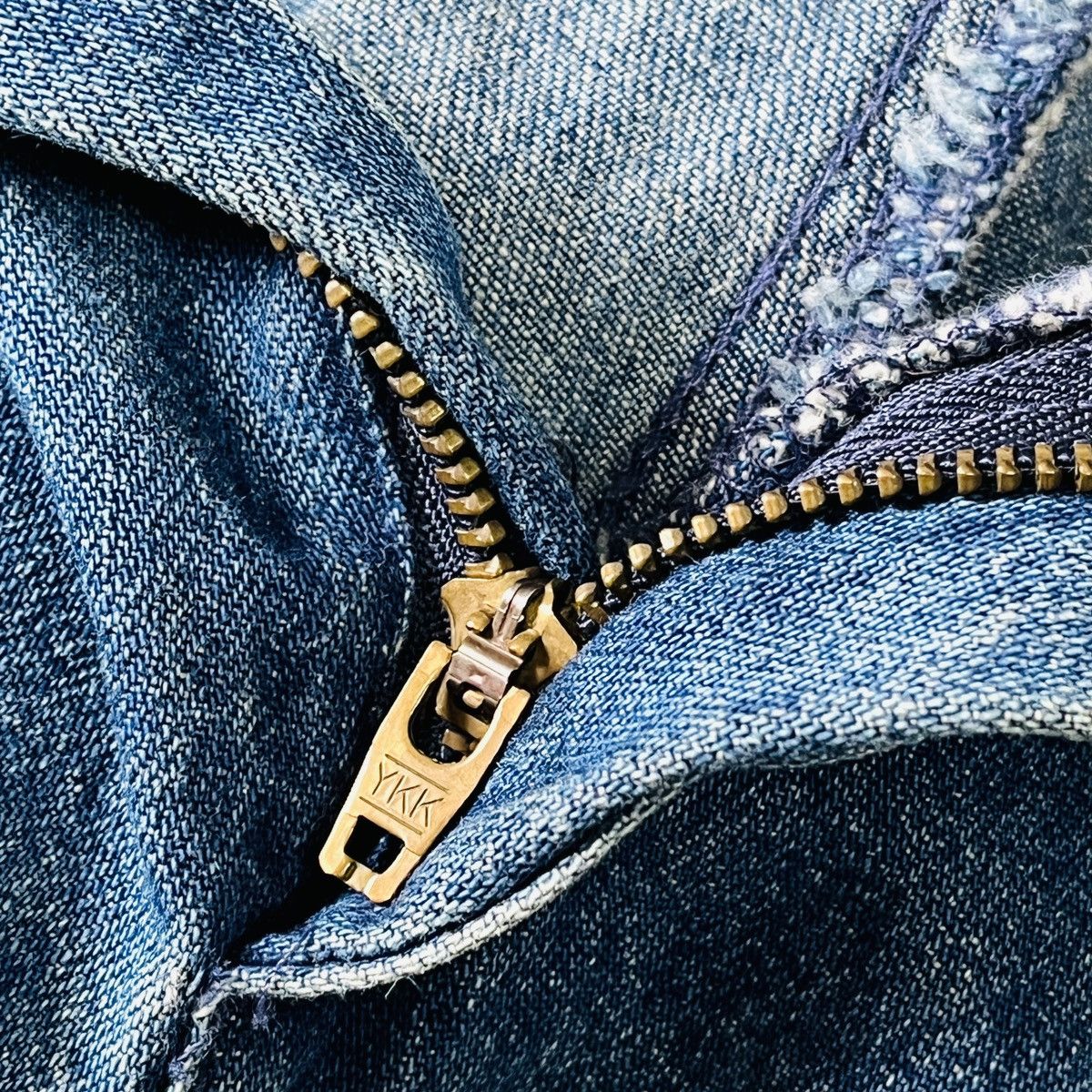 Polo Ralph Lauren × Ralph Lauren × Vintage Vintage 1980s Ralph Lauren Polo Country Denim Baggy Pants Size US 31 - 17 Thumbnail
