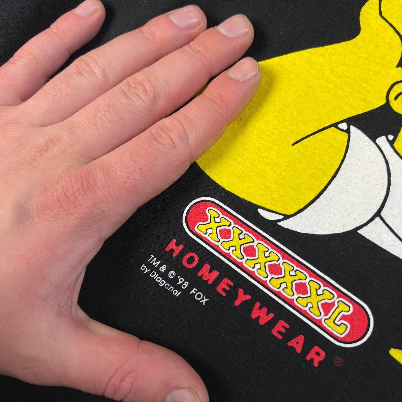 The Simpsons The Simpsons Vintage 1998s Humor Cartoon T-Shirt 1TS36 Size US L / EU 52-54 / 3 - 4 Thumbnail