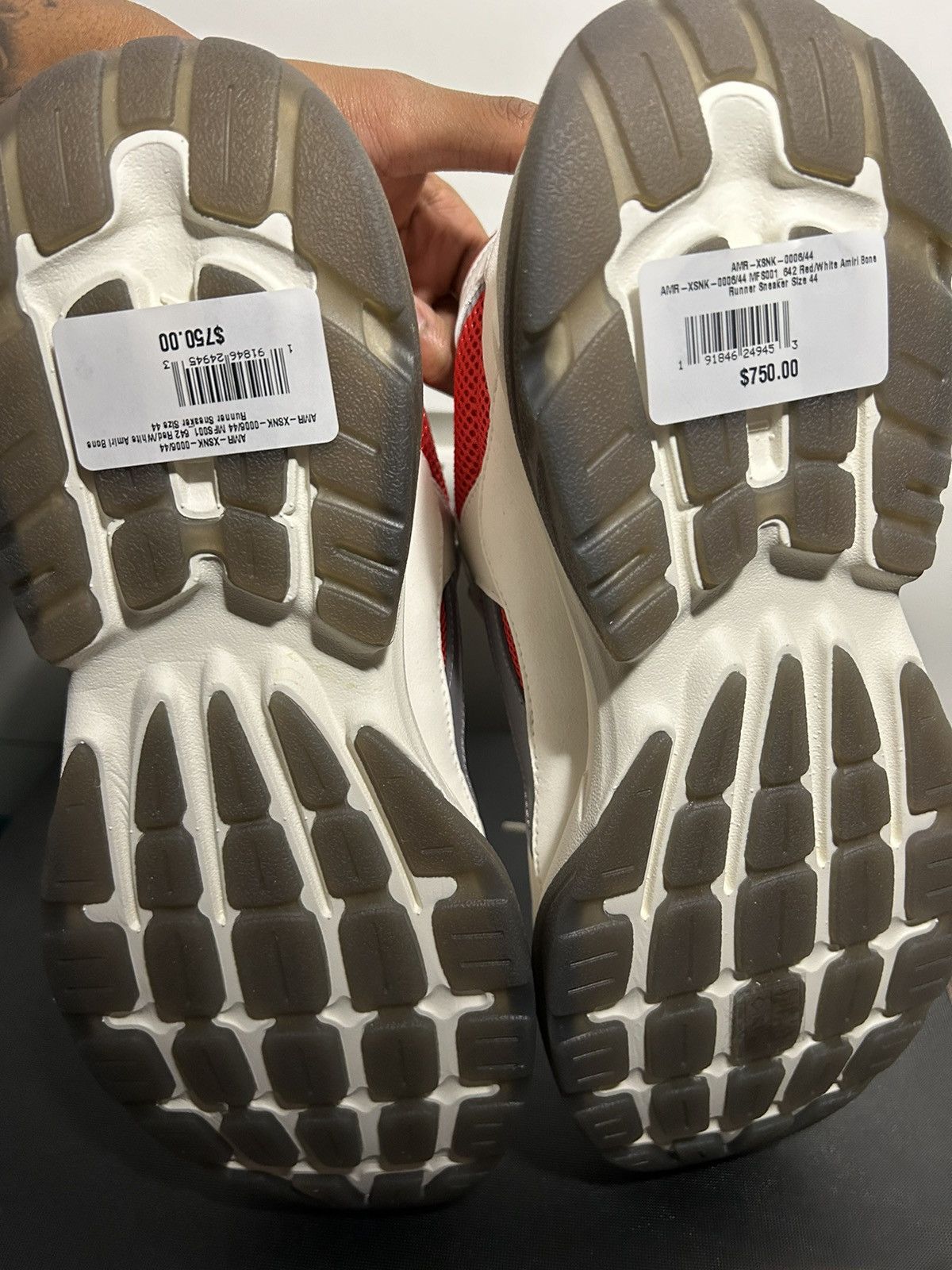 Amiri Amiri Bone Runner Size US 11 / EU 44 - 6 Thumbnail