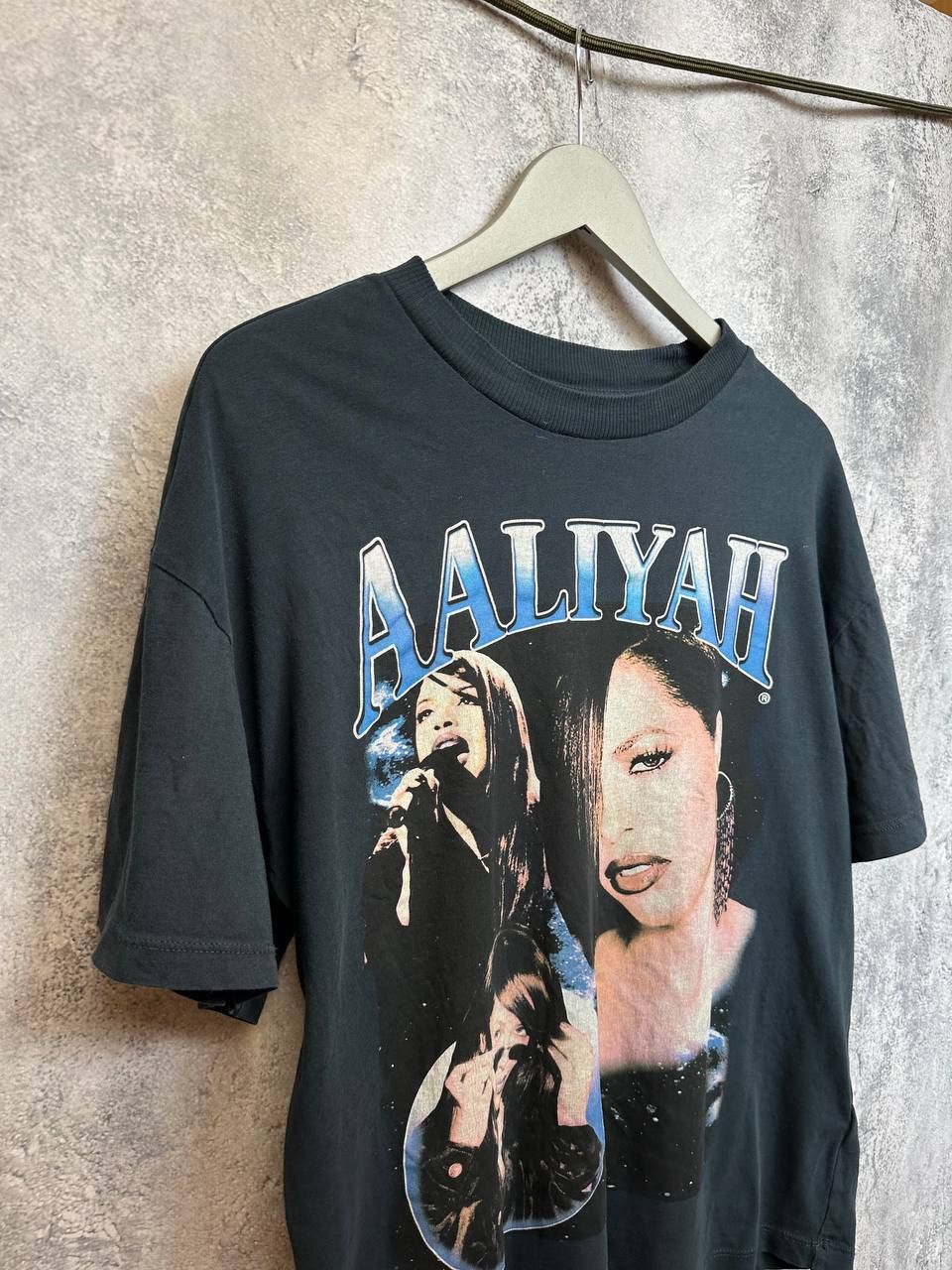 Rap Tees Vintage Aaliyah T-Shirt Crew Rap Tee Bootleg Size US S / EU 44-46 / 1 - 4 Thumbnail