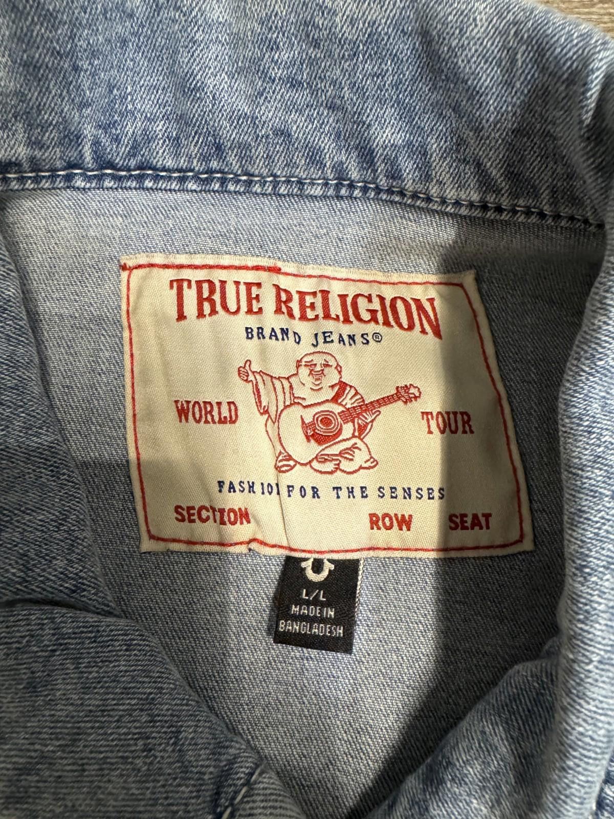 True Religion True Religion Denim Jacket Button Up Size Large Size US L / EU 52-54 / 3 - 3 Thumbnail