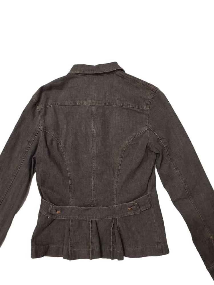 image of Sonia Rykiel Denim Jacket (F124) in Blacks, Women's (Size Medium)