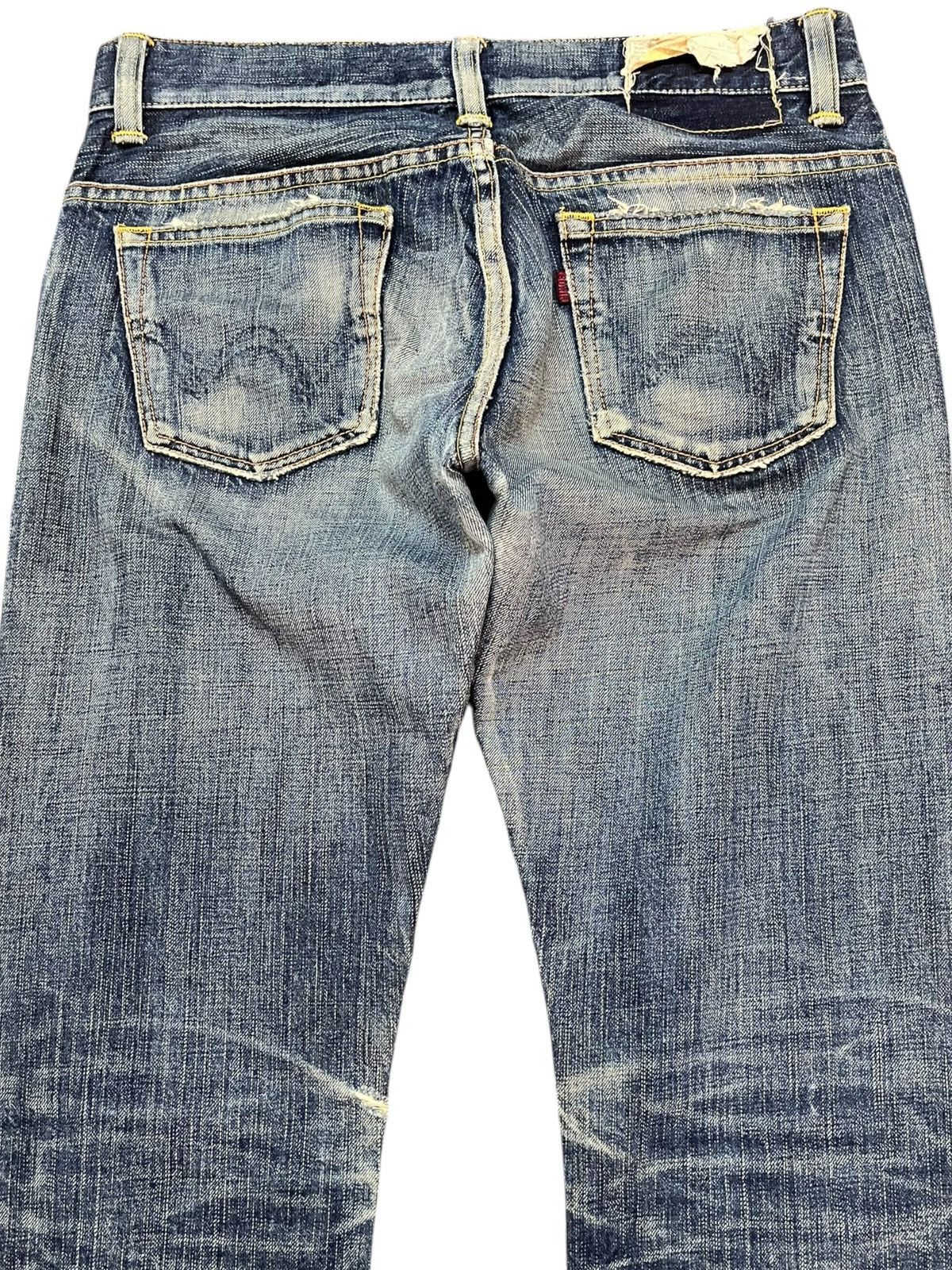 Edwin Vintage Edwin Flare Boot Cut Whiskers Denim Size US 31 - 6 Thumbnail