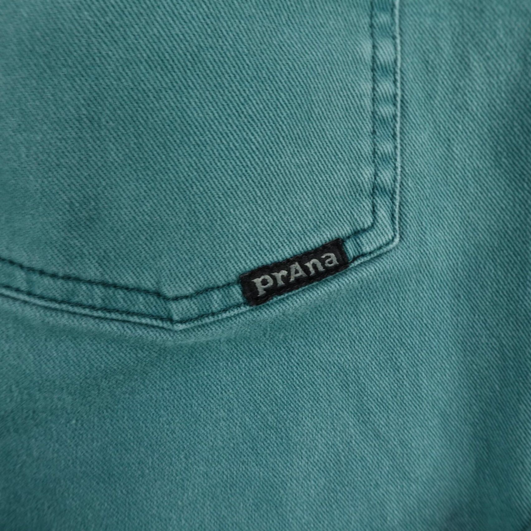 Prana VINTAGE Prana Jeans Mens 30 Slim Fit Denim Organic Cotton Blend Pants Green 2000s Mens Size US 30 / EU 46 - 7 Thumbnail