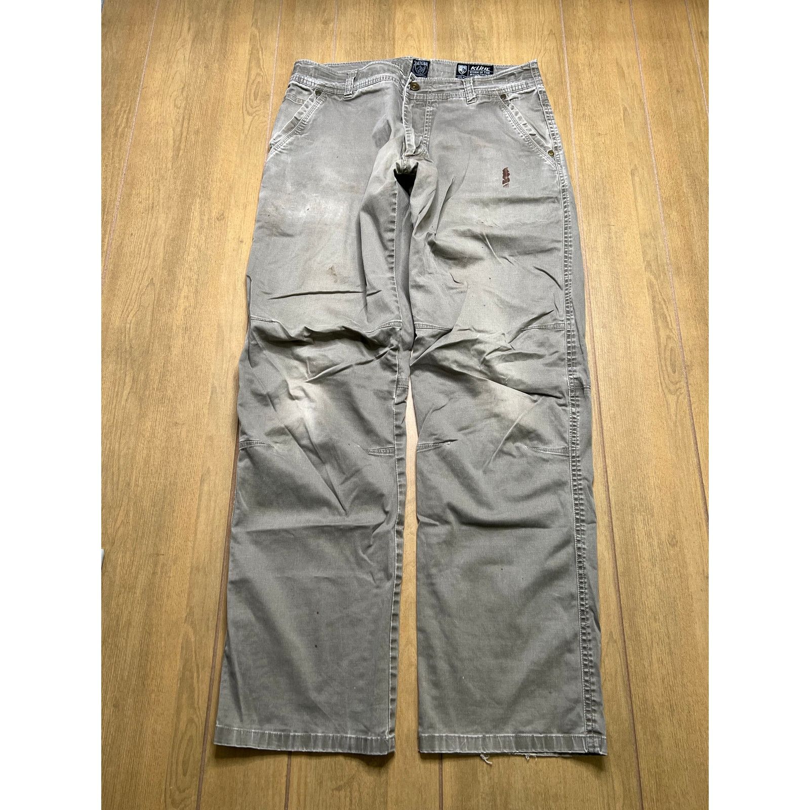 Kuhl Kuhl Slackr Pants Men’s Sz 34 Gray Distress Dye Vintage Size US 34 / EU 50 - 1 Thumbnail