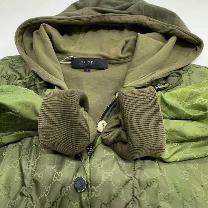 Gucci Gucci Gucci Stylish Hooded Jacket in Olive Green -2506 Size US S / EU 44-46 / 1 - 2 Thumbnail