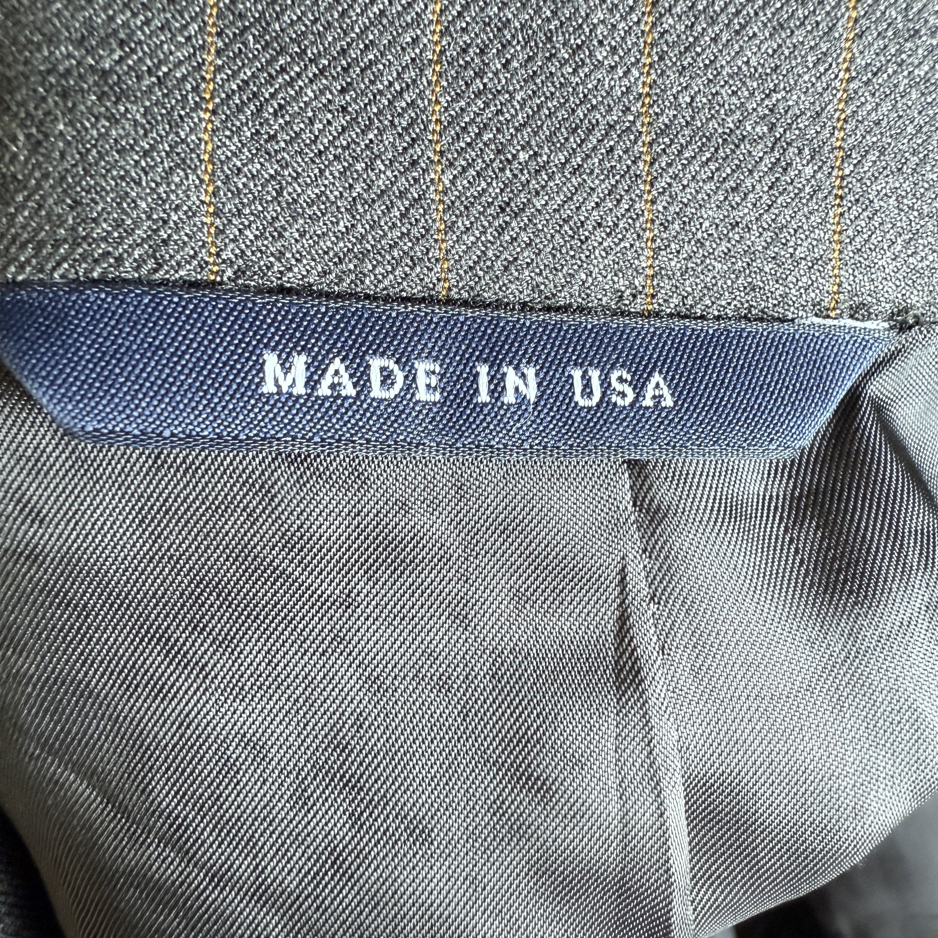 Brooks Brothers Brooks Brothers 42R Grey Pinstripe Blazer Size 42R - 5 Thumbnail