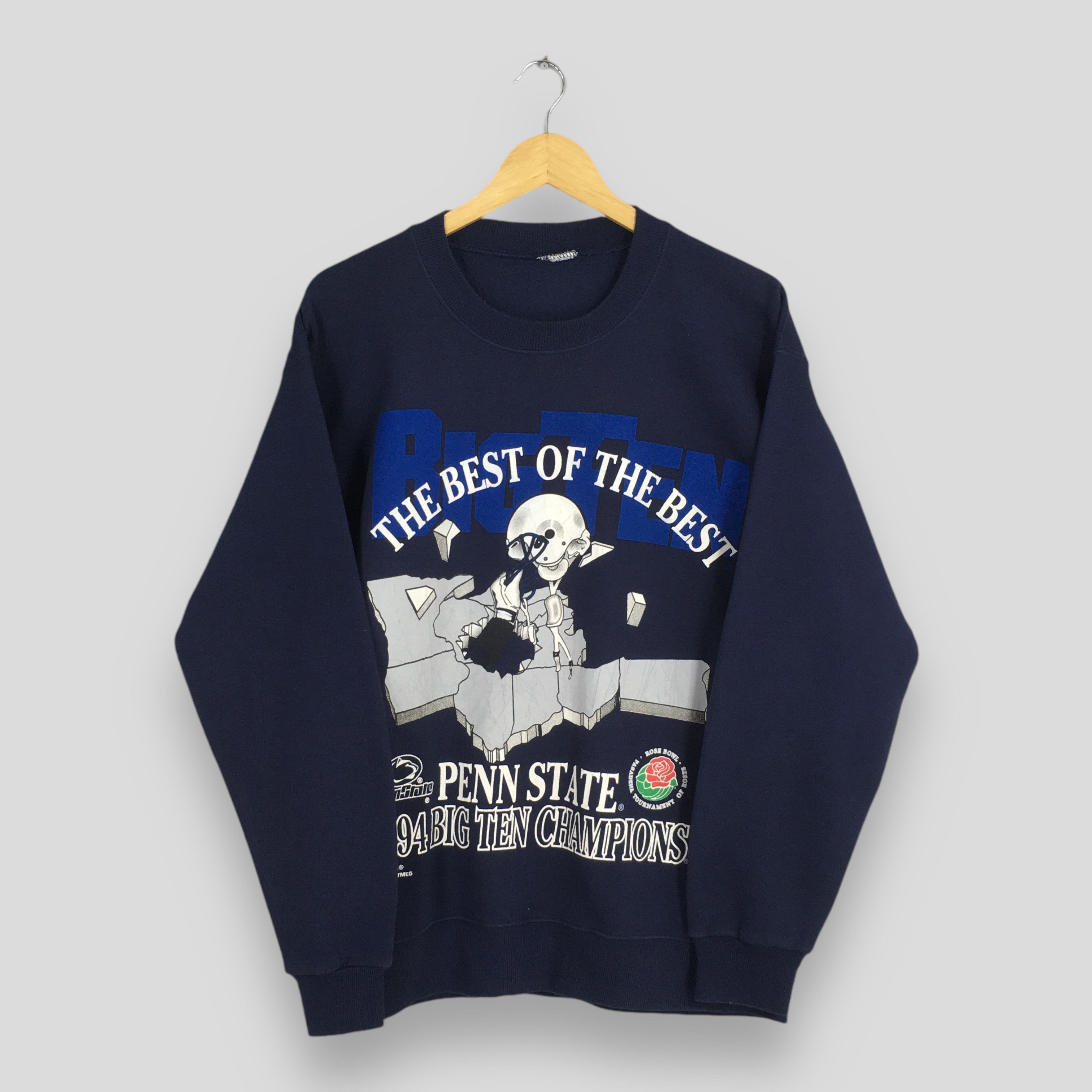 NCAA × Vintage Vintage 90s Penn State Nittany Lions PSU Sweatshirt Medium Size US M / EU 48-50 / 2 - 1 Thumbnail
