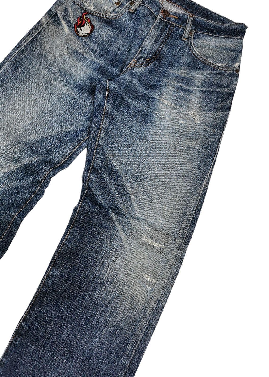 Edwin Vintage Edwin Jeans Distressed Rusty Mudwash Denim Size US 31 - 5 Thumbnail