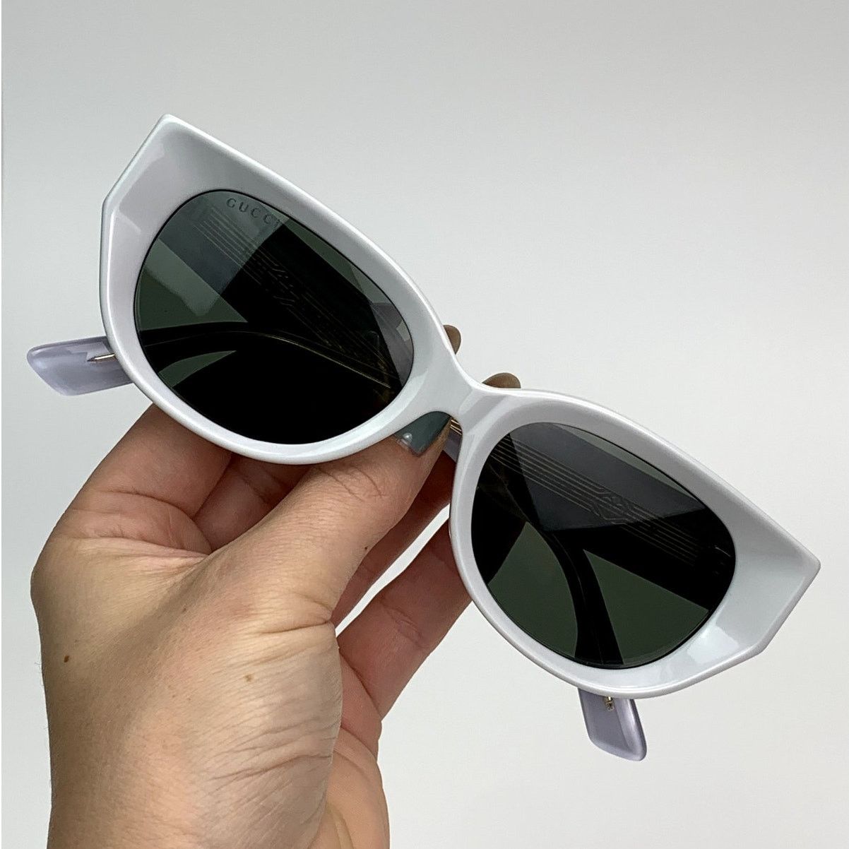 Gucci NEW Gucci GG1532SA 003 Grey Women Authentic Size ONE SIZE - 9 Thumbnail