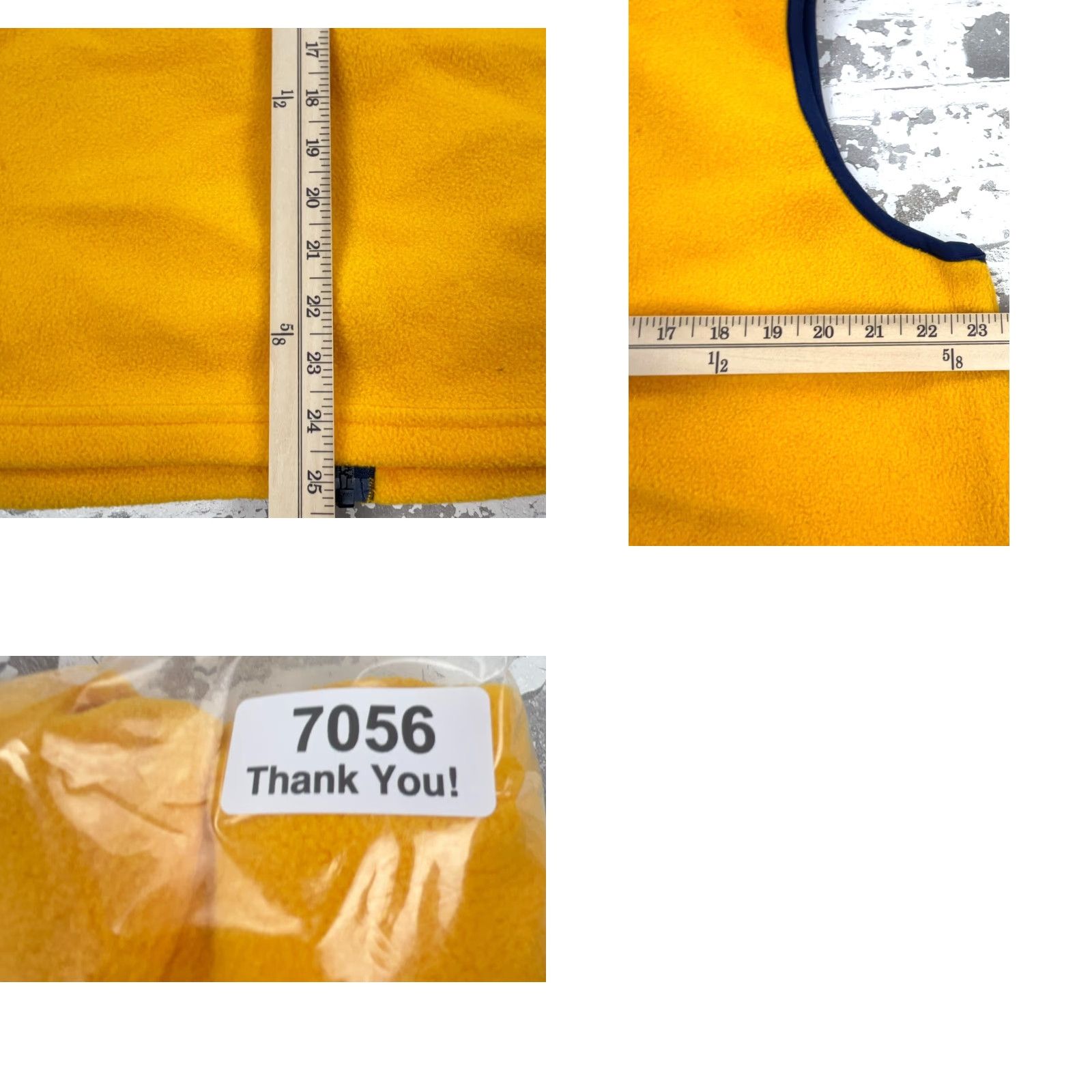 Vintage LL Bean Vest Men XL Yellow Fleece Full Zip Jacket Outdoors Hiking Vest Size US XL / EU 56 / 4 - 8 Thumbnail