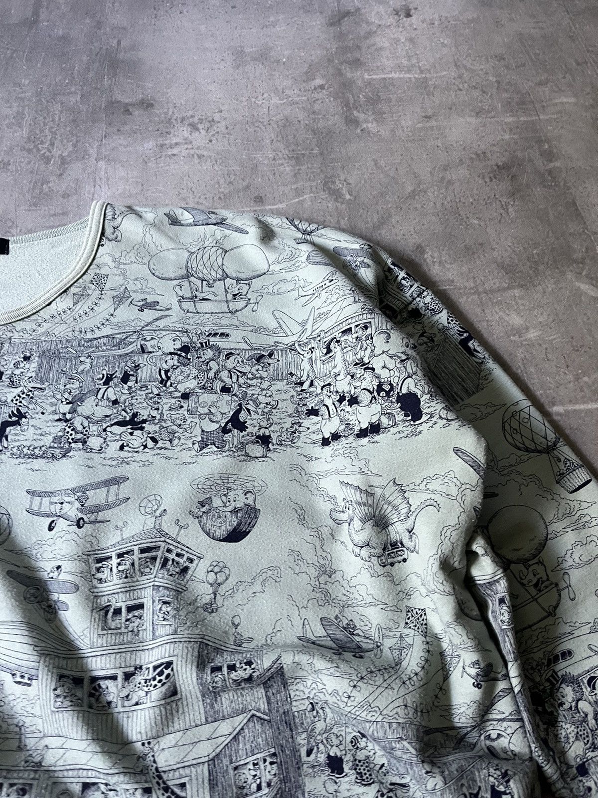 Issey Miyake × Japanese Brand × Ne-Net Ne-Net Rasmus Klump Issey Miyake sweatshirt boxy Size US S / EU 44-46 / 1 - 5 Thumbnail